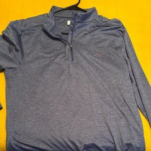 Greg Norman Collection Men's Heather Blue Long Sleeve Shirt
